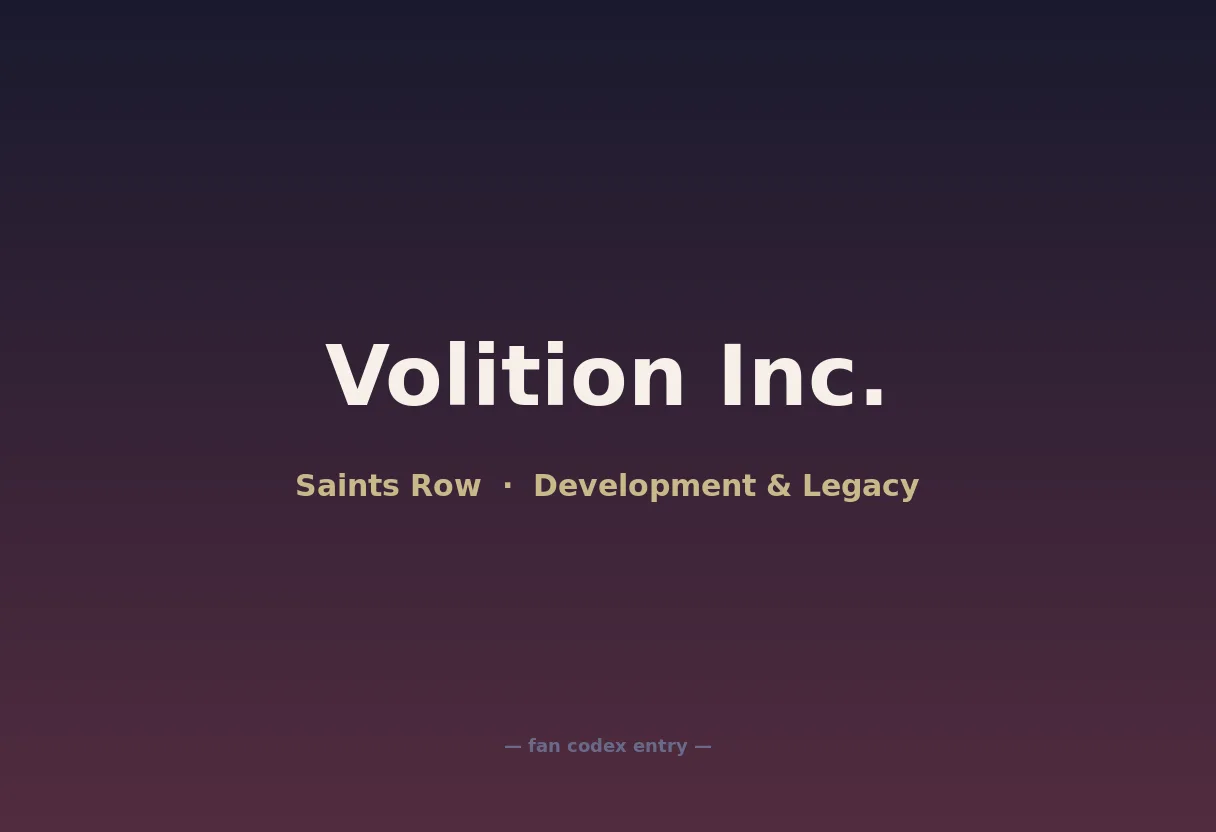 Volition Inc.
