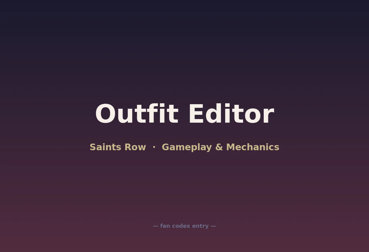 Outfit Editor
