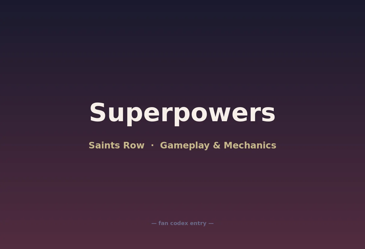 Superpowers