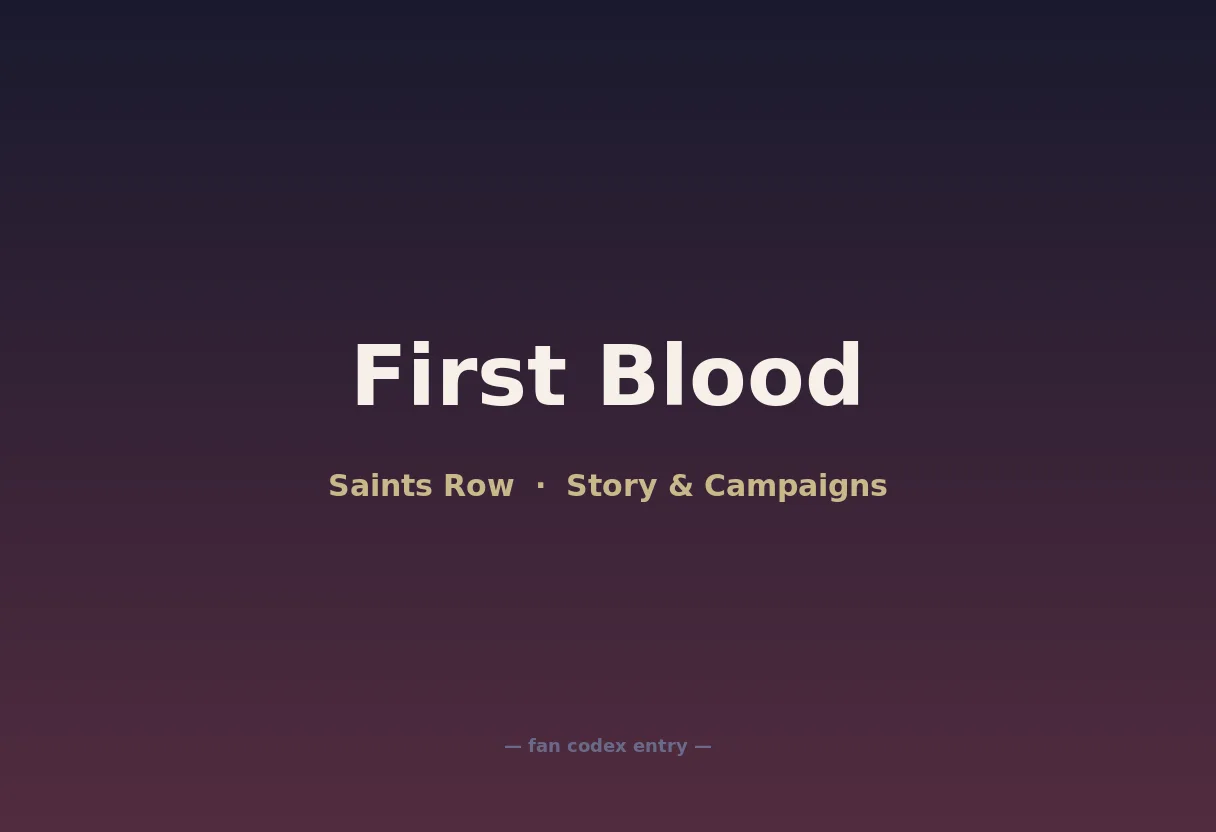 First Blood